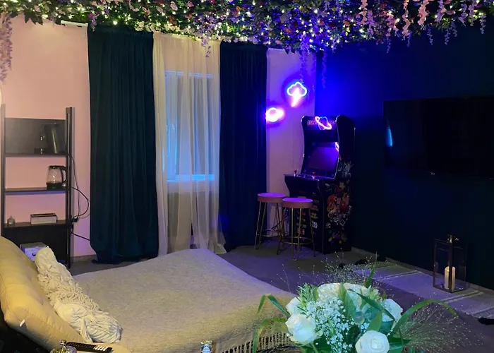 Mit Whirlpool, Sauna, Pole Dance Und Mehr アパート エッセン